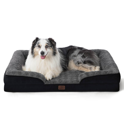 ComfyPaws Orthopedic Washable Dog Sofa - Large, Grey