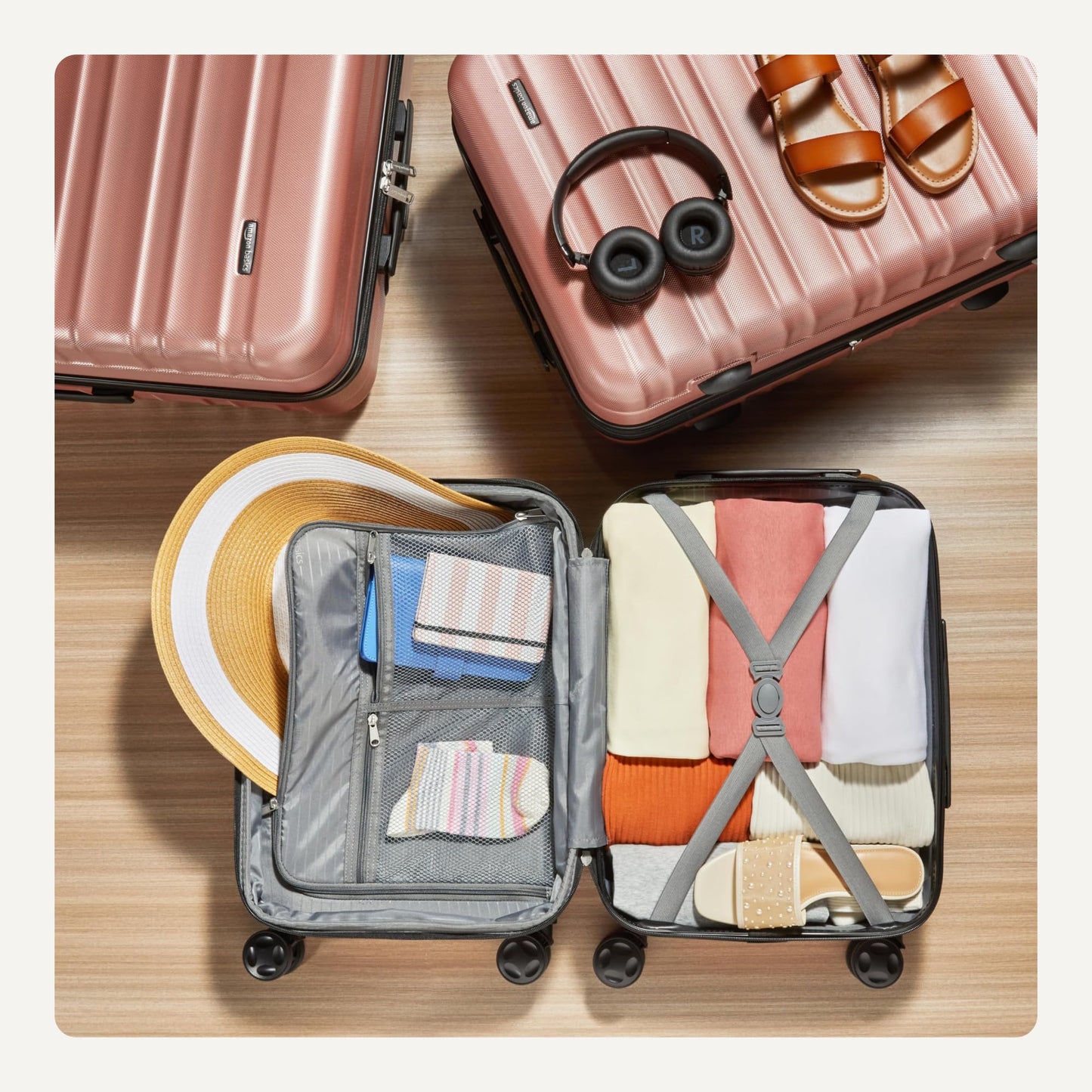 Rose Gold Hardside Carry-On