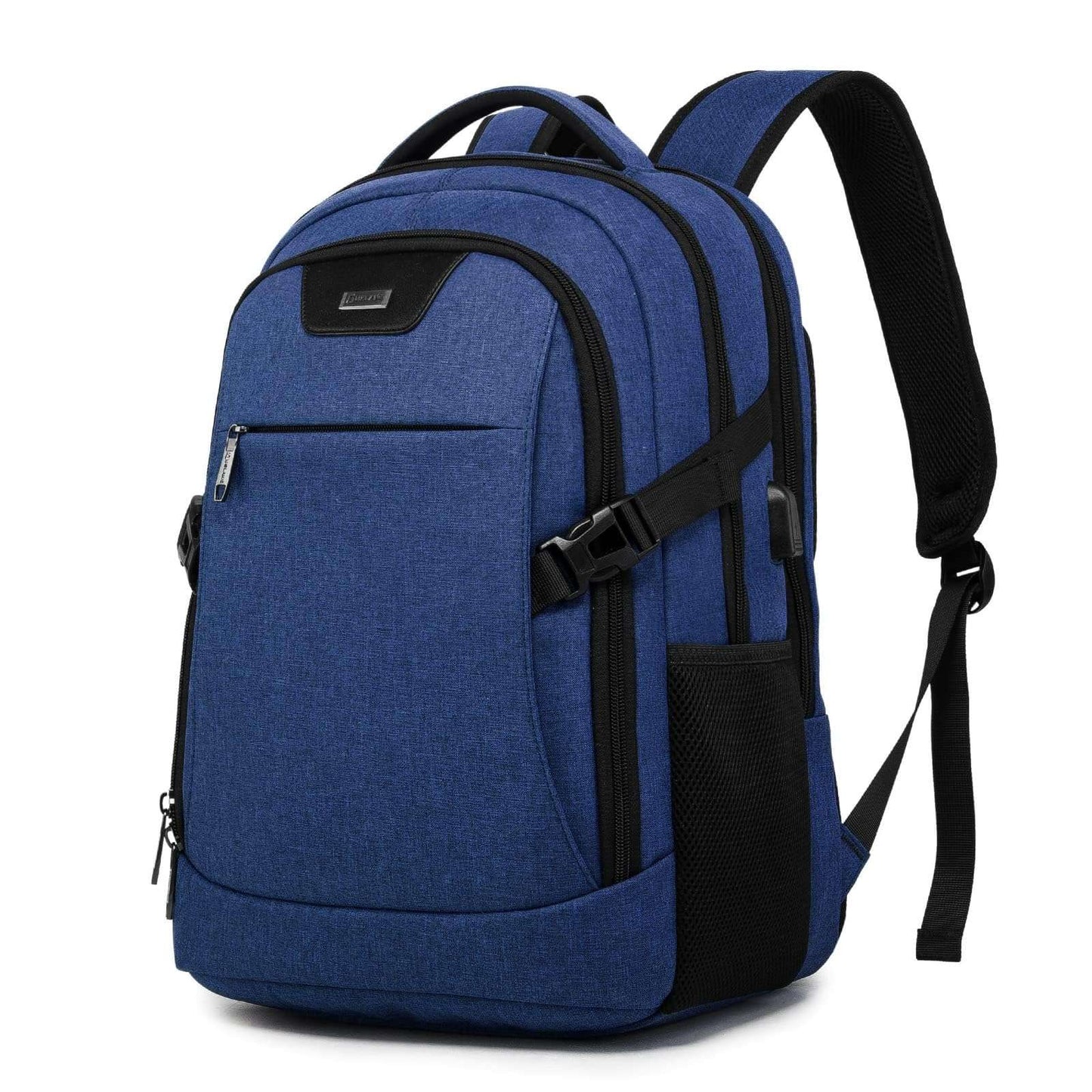 DUSLANG Travel Laptop Backpack with USB Port - Black