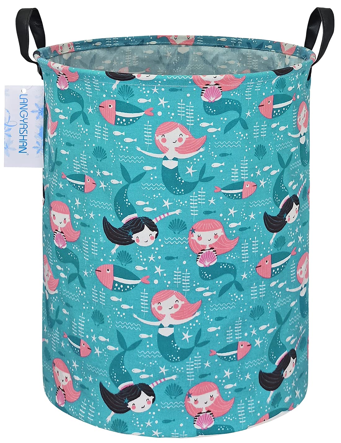 Collapsible Canvas Hamper by LANGYASHAN