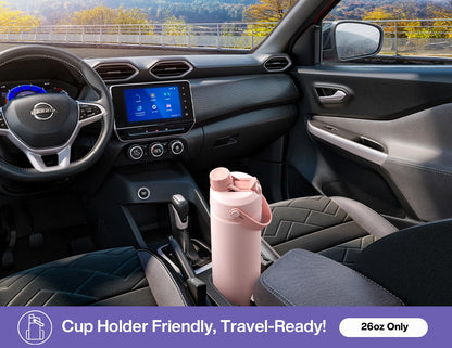 ChillKnight 26oz: Dual-Lid Leak-Proof Bottle