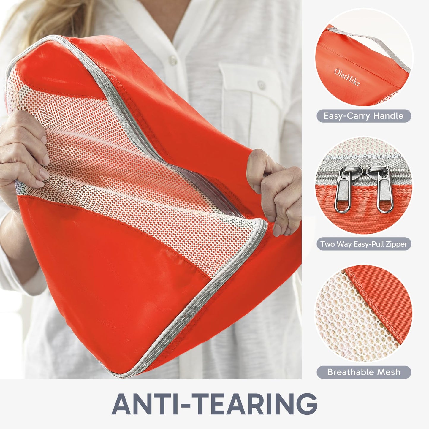 OlarHike Travel Cube Set - Cream Organizer & Gifts