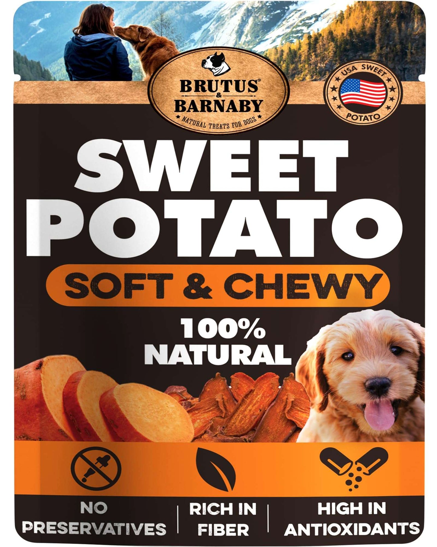 Brutus & Barnaby Sweet Potato Pup Delights