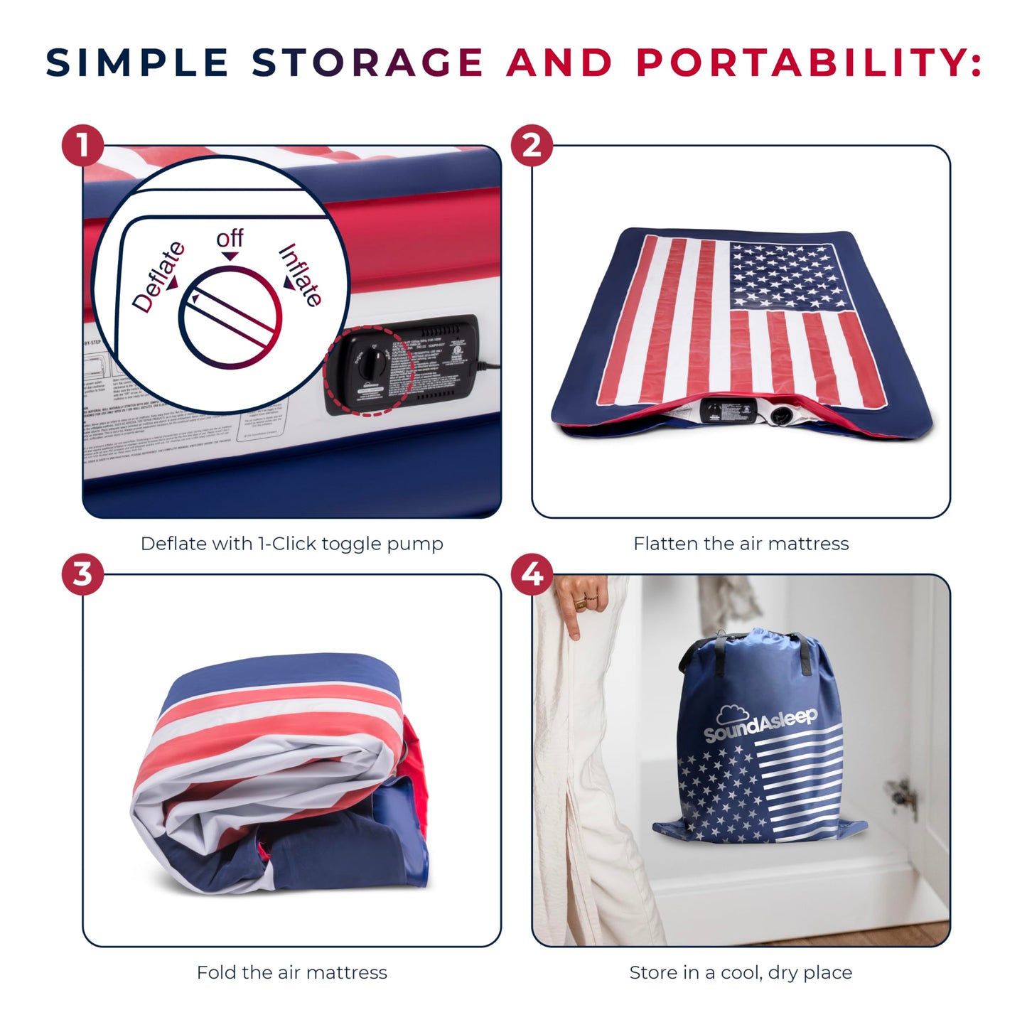 DreamNest Luxe Air Mattress with ComfortCoil Tech