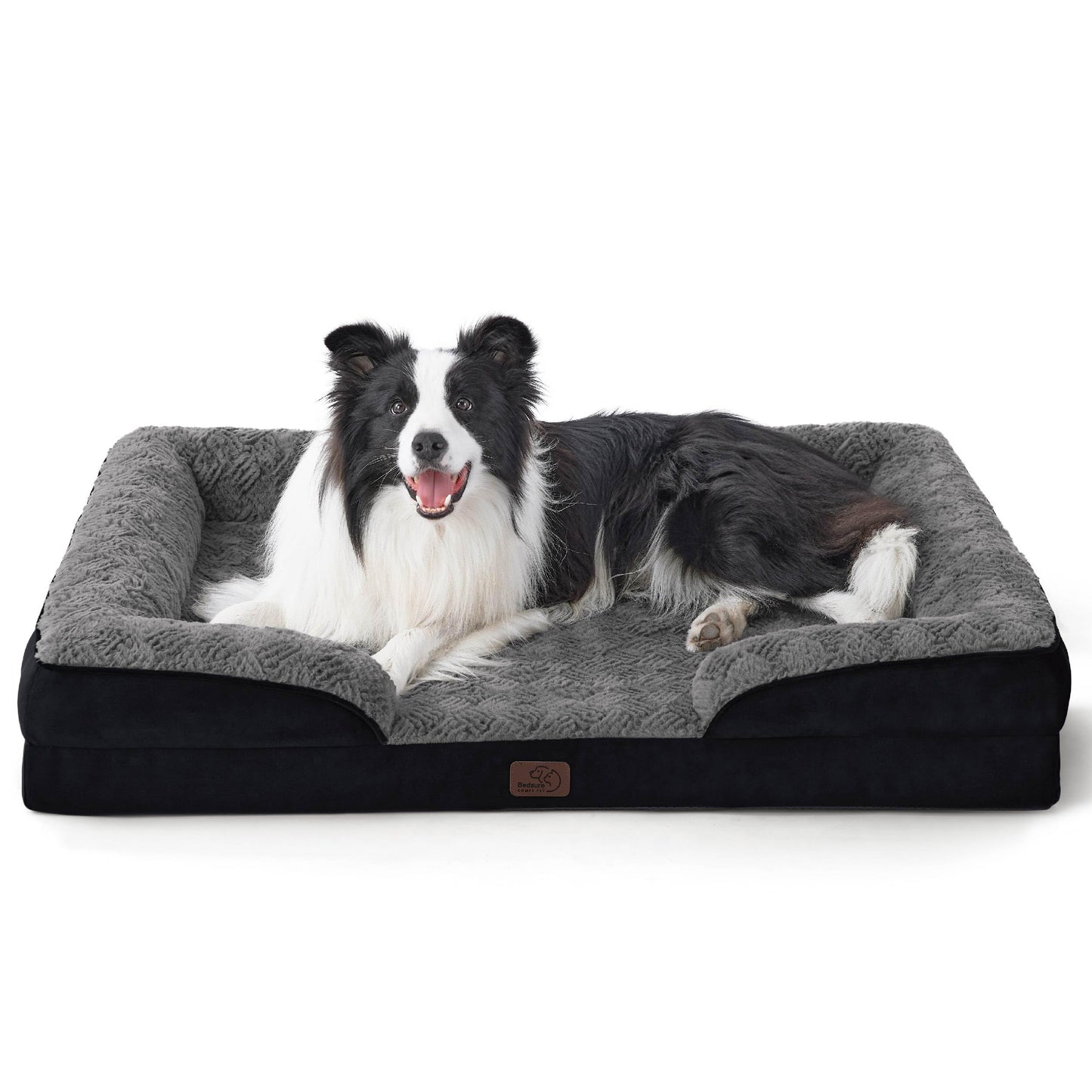 ComfyPaws Orthopedic Washable Dog Sofa - Large, Grey