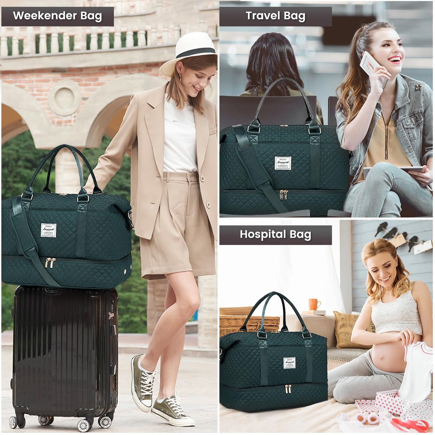 LOVEVOOK All-in-One Duffle: Travel & Gym Ready
