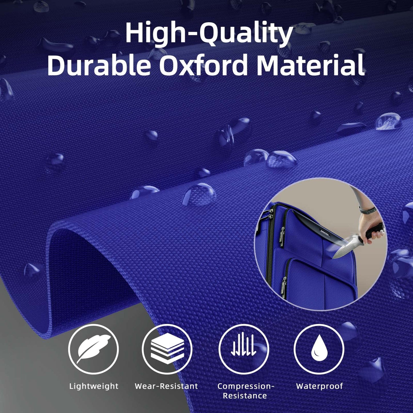 SHOWKOO Armygreen 3-Piece Expandable Luggage Set