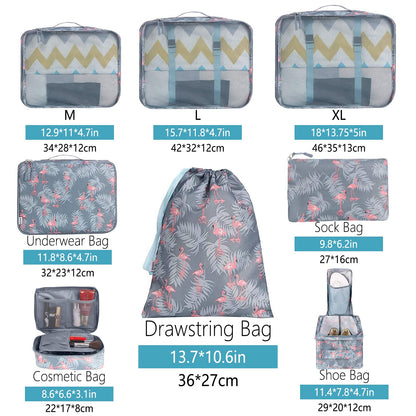 TravelMate 8-Piece Packing Cubes