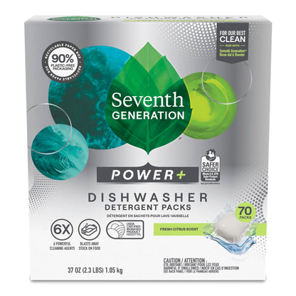 SeventhGen Citrus Sparkle Dishwasher Tabs Duo Pack