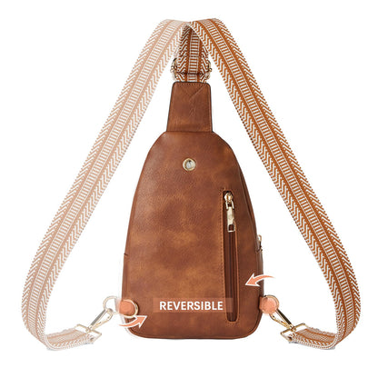 BOSTANTEN Chic Leather Crossbody Sling Bag