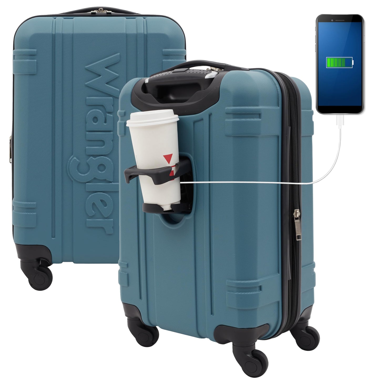 Wrangler Astro Hydro 20 Hardside Carry-On Luggage