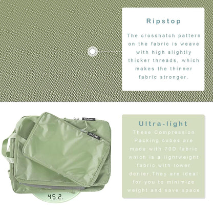 BAGAIL Travel Compression Cubes Set for Packing Ease