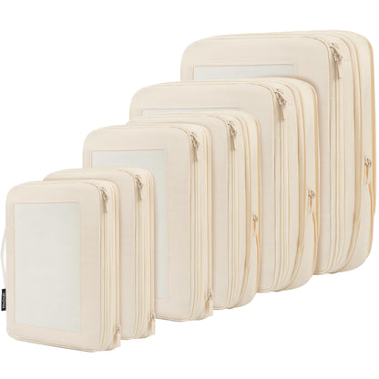 BAGAIL Expandable Travel Compression Cubes Set