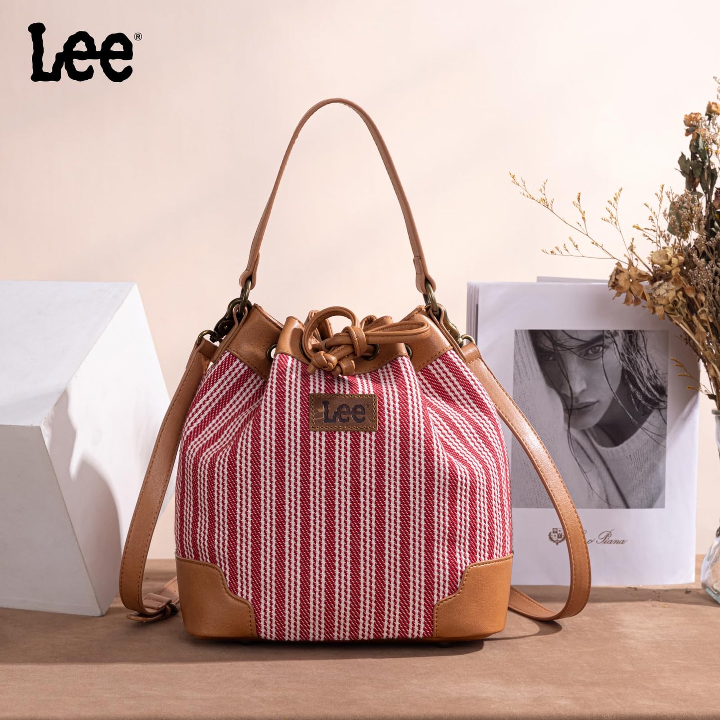 Montana West Lee Drawstring Hobo Bucket Bag