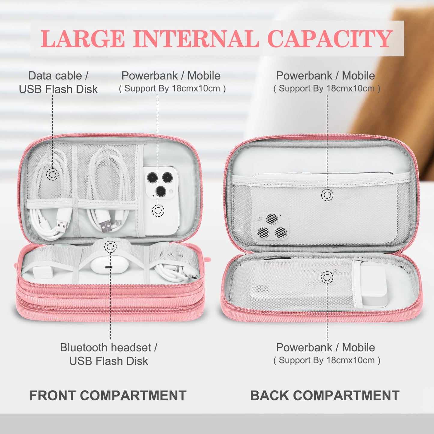 FYY All-in-One Travel Cable Organizer Pouch