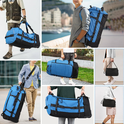 AquaRoll 29 Quilted Wheeled Duffle Backpack