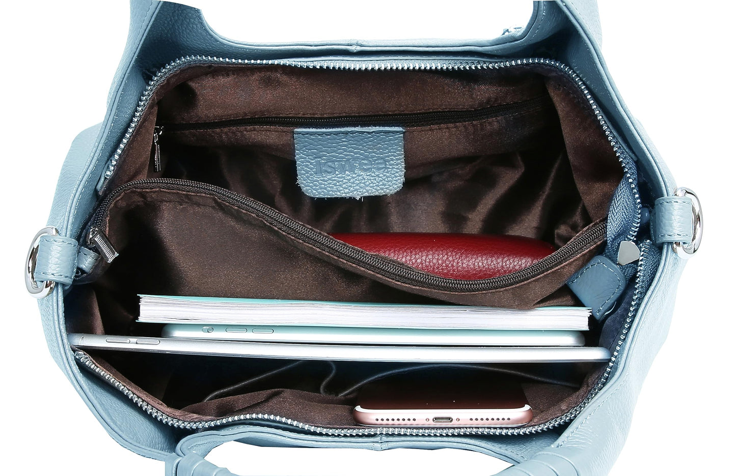 Iswee Luxe Leather Women's Medium Shoulder Tote