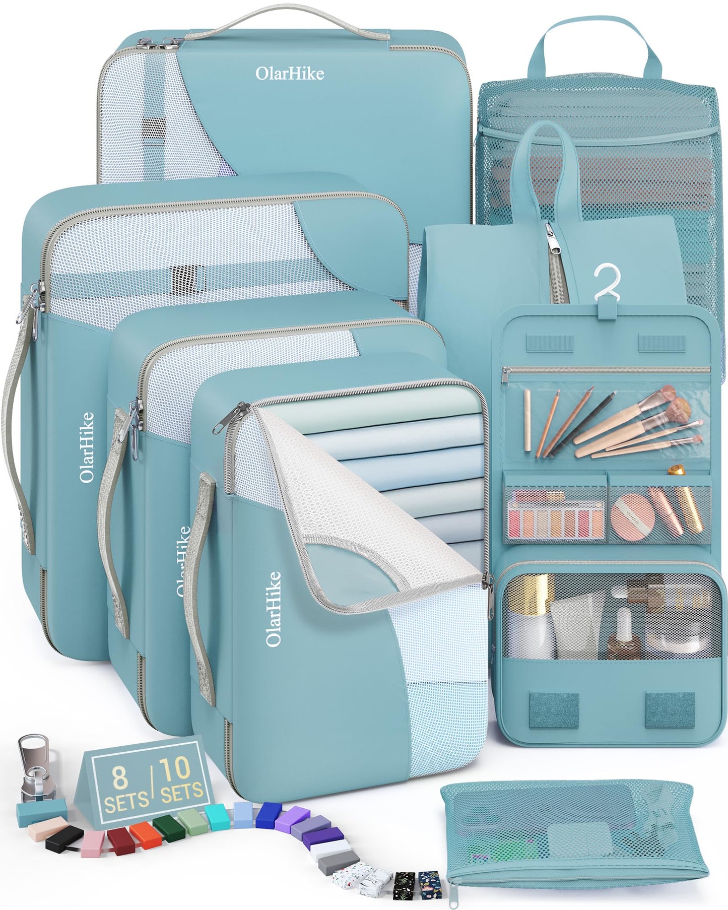 OlarHike Travel Cube Set - Cream Organizer & Gifts