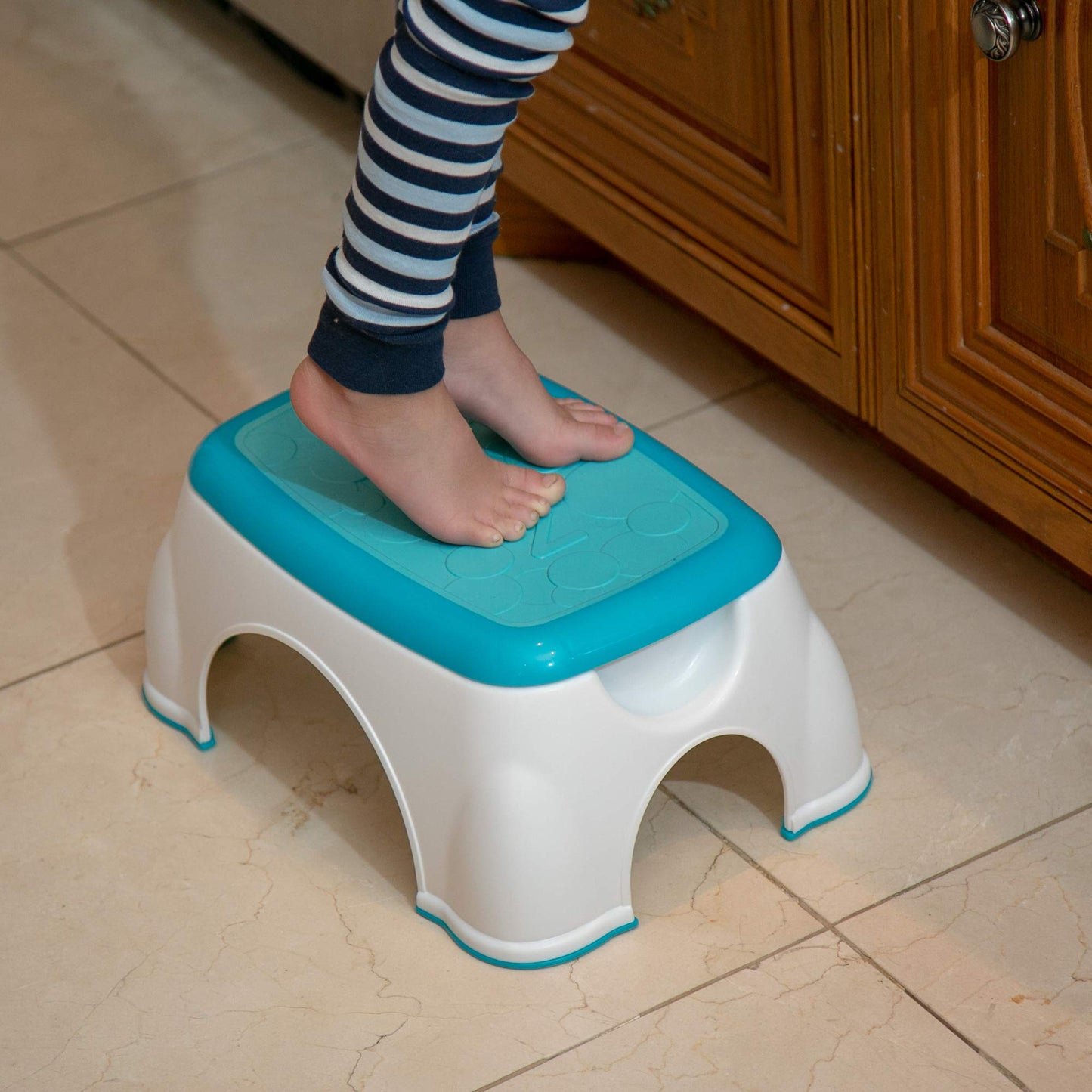 Nuby Gray Step Up Stool for Kids
