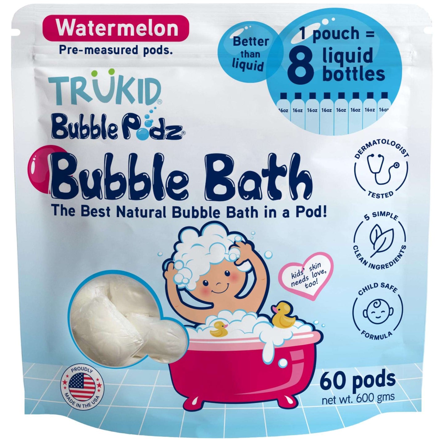 TruKid Bubble Podz: Gentle Lavender Bath Bombs