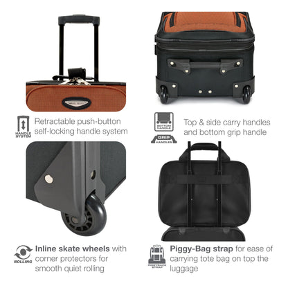 Travel Select Amsterdam 4-Pc Expandable Luggage Set