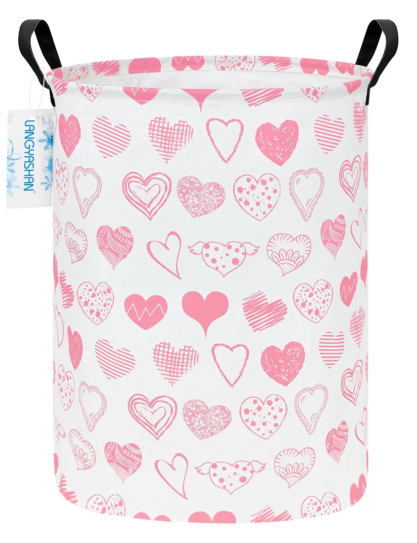 Collapsible Canvas Hamper by LANGYASHAN