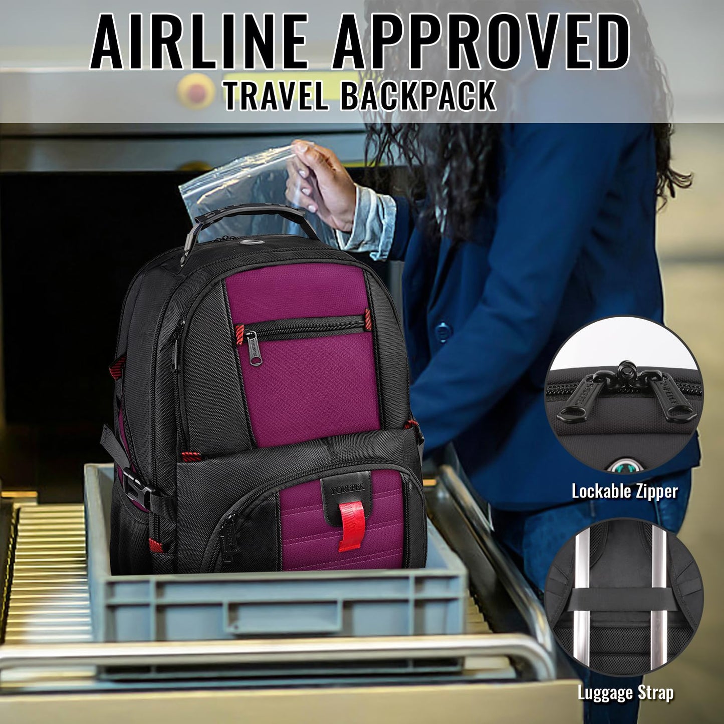 AirTech 50L Travel Backpack