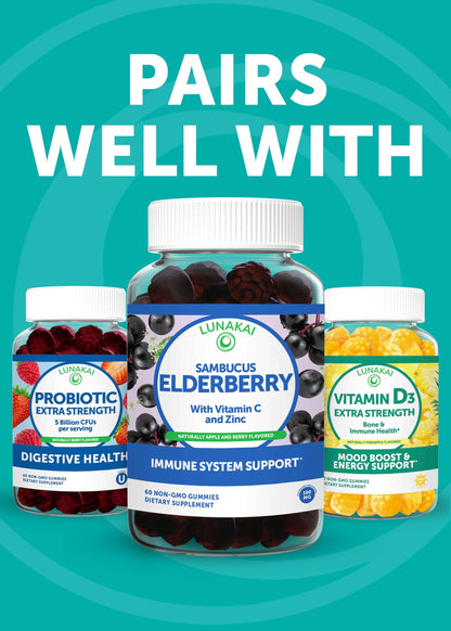 Lunakai Low-Dose Melatonin Gummies for Restful Sleep