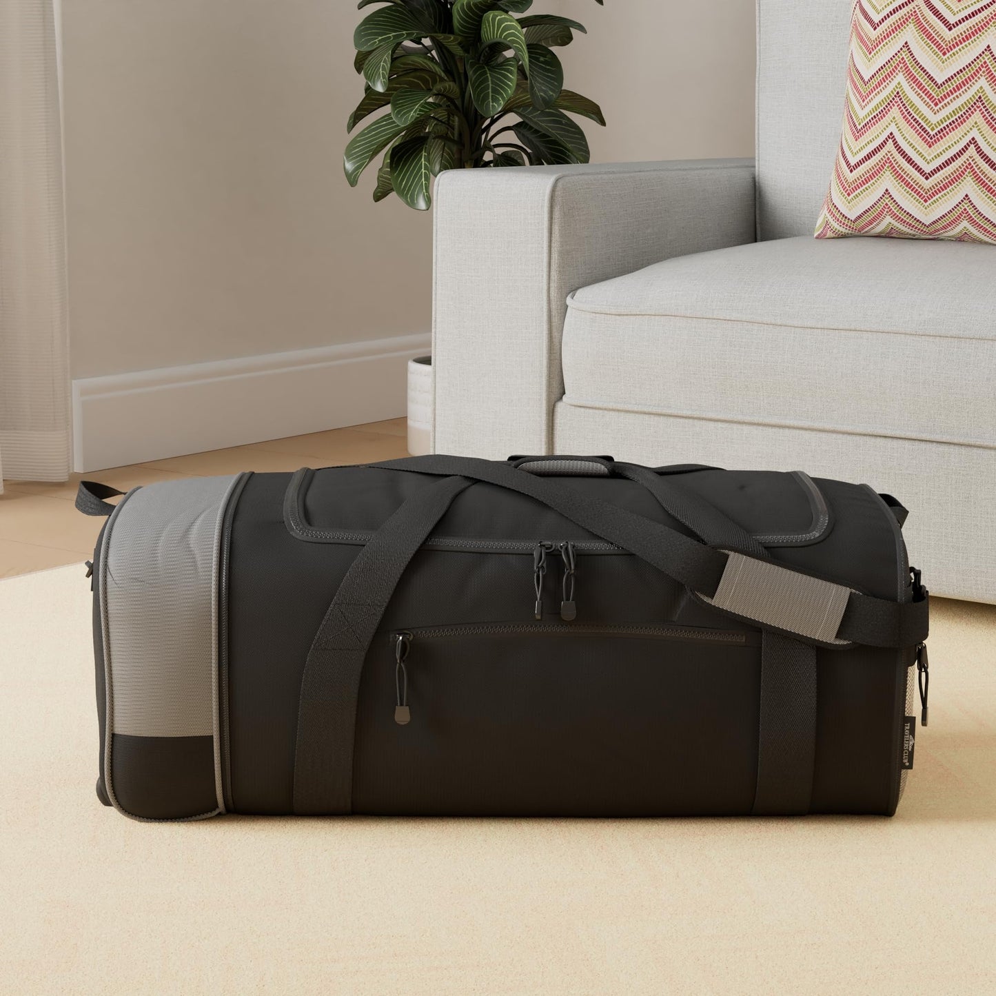 Traveler's Club Expandable Rolling Duffel Bag 32