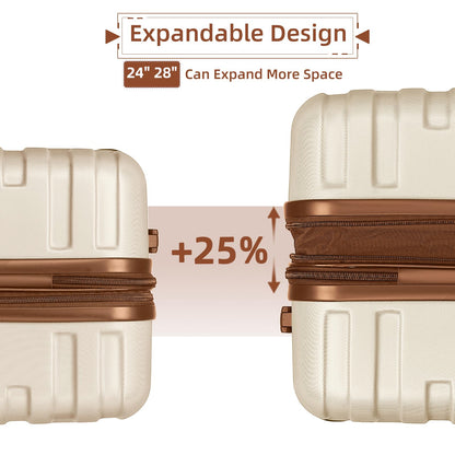 LAVENDER 6pc Hardside Spinner Luggage