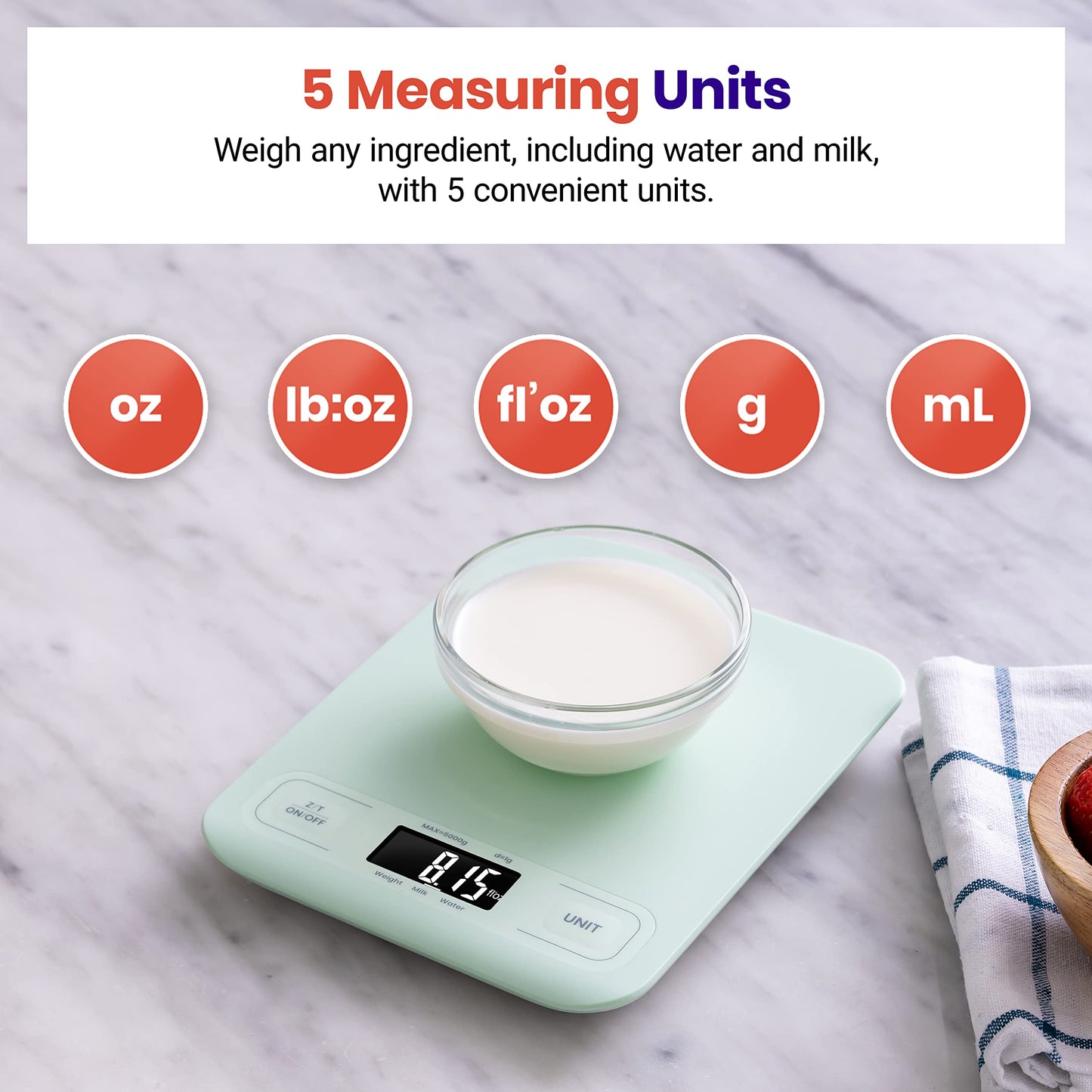 Etekcity Precision Scale: Grams & Ounces Master