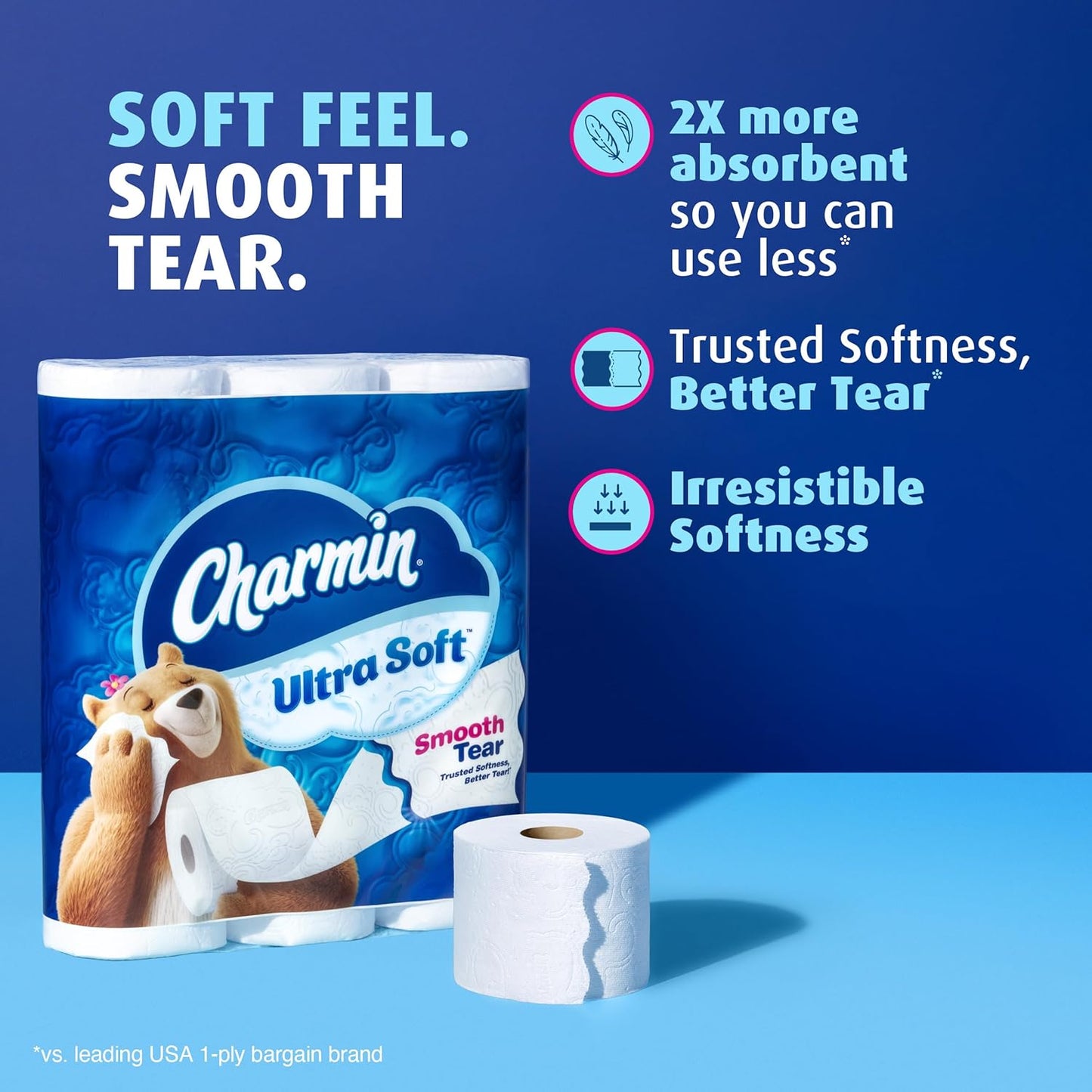Charmin Cloud Soft: 6 Mega = 24 Regular Rolls