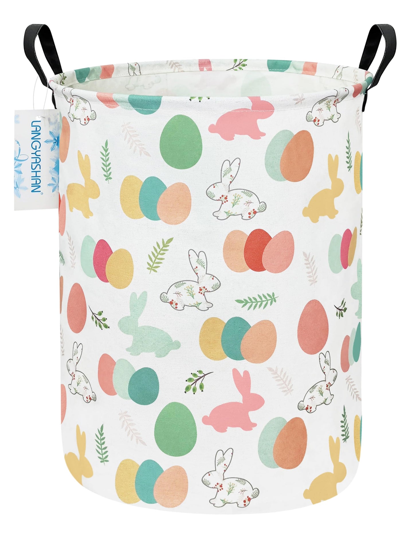 Collapsible Canvas Hamper by LANGYASHAN