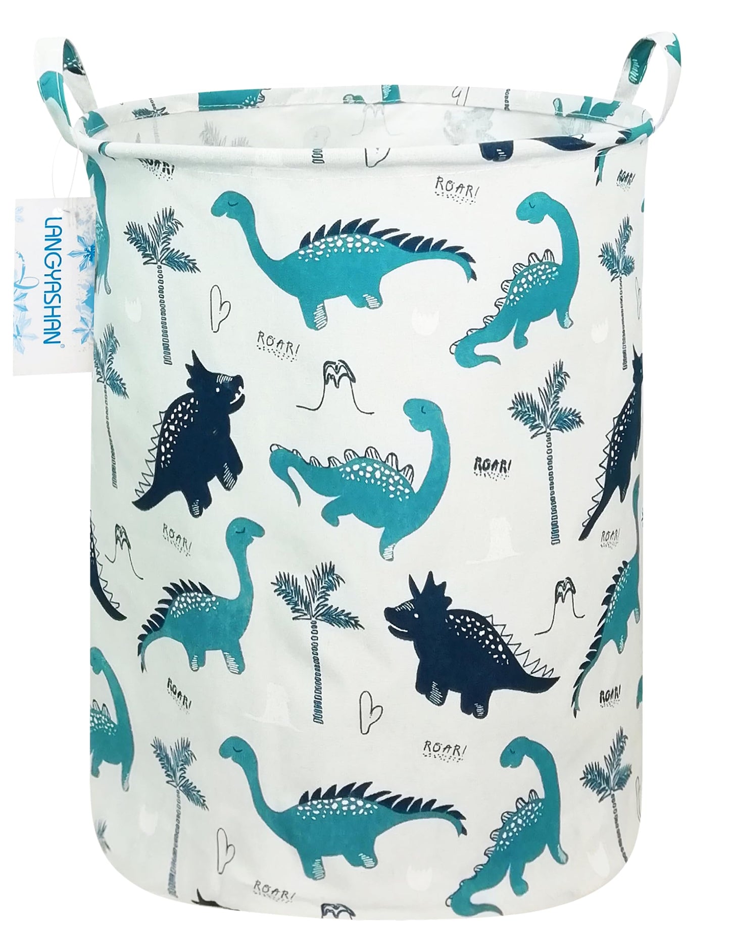 Collapsible Canvas Hamper by LANGYASHAN