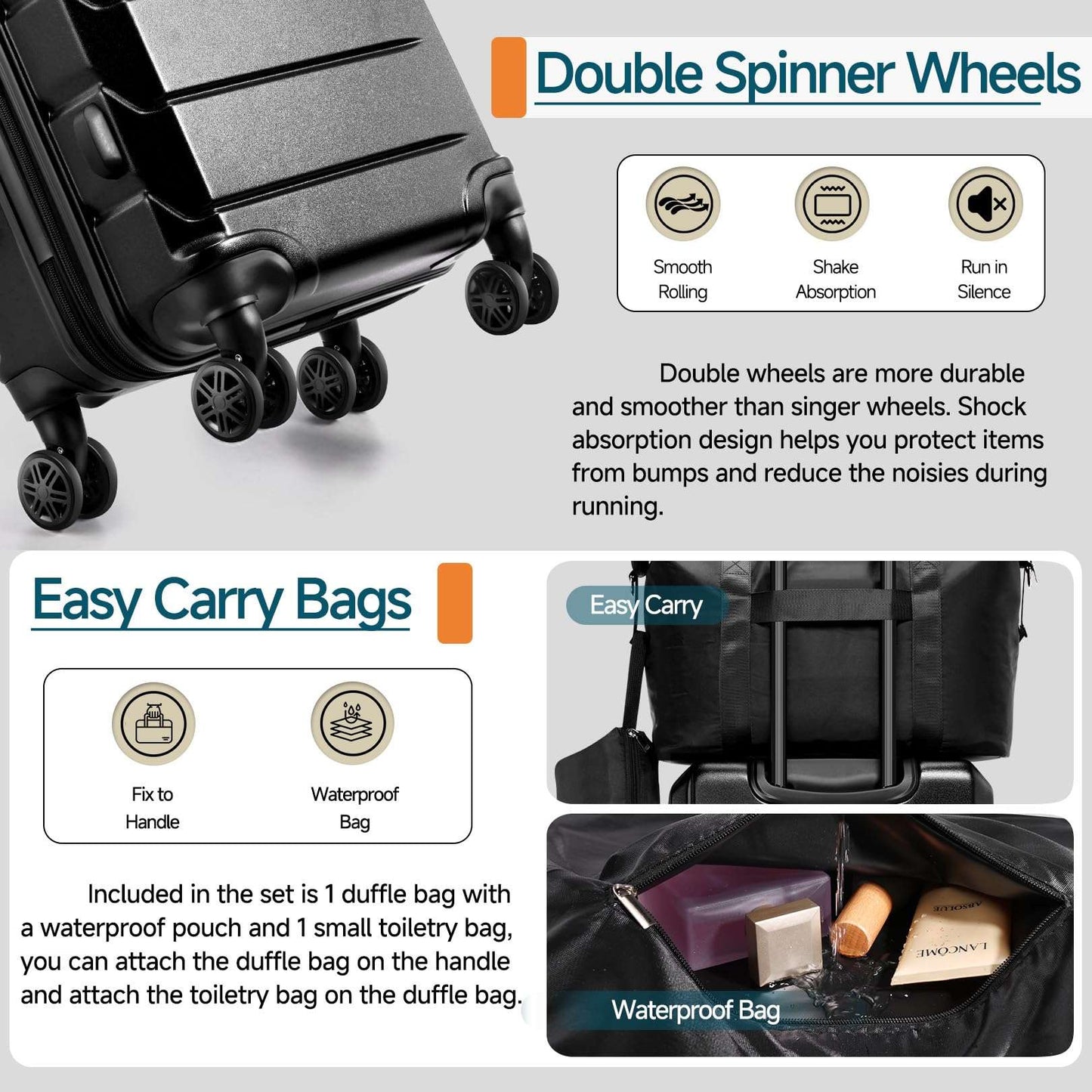 Hoteel 3-Piece Luggage Set