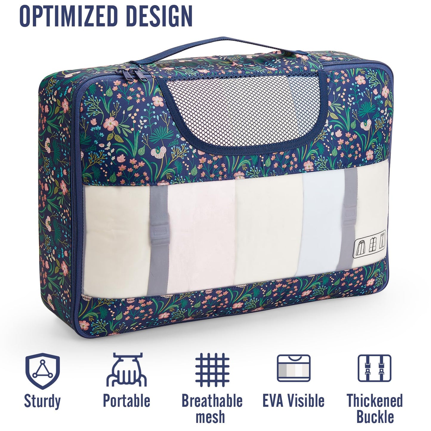 Veken Travel Cubes - 8 Piece Set