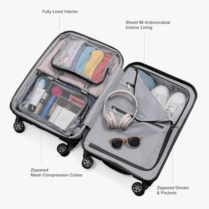 Traveler's Choice Indestructible 22 Spinner Carry-on
