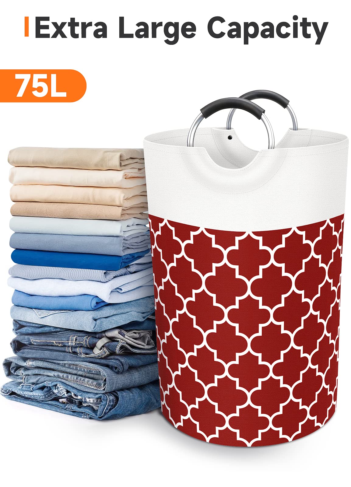 Collapsible Hamper Bag - Grey