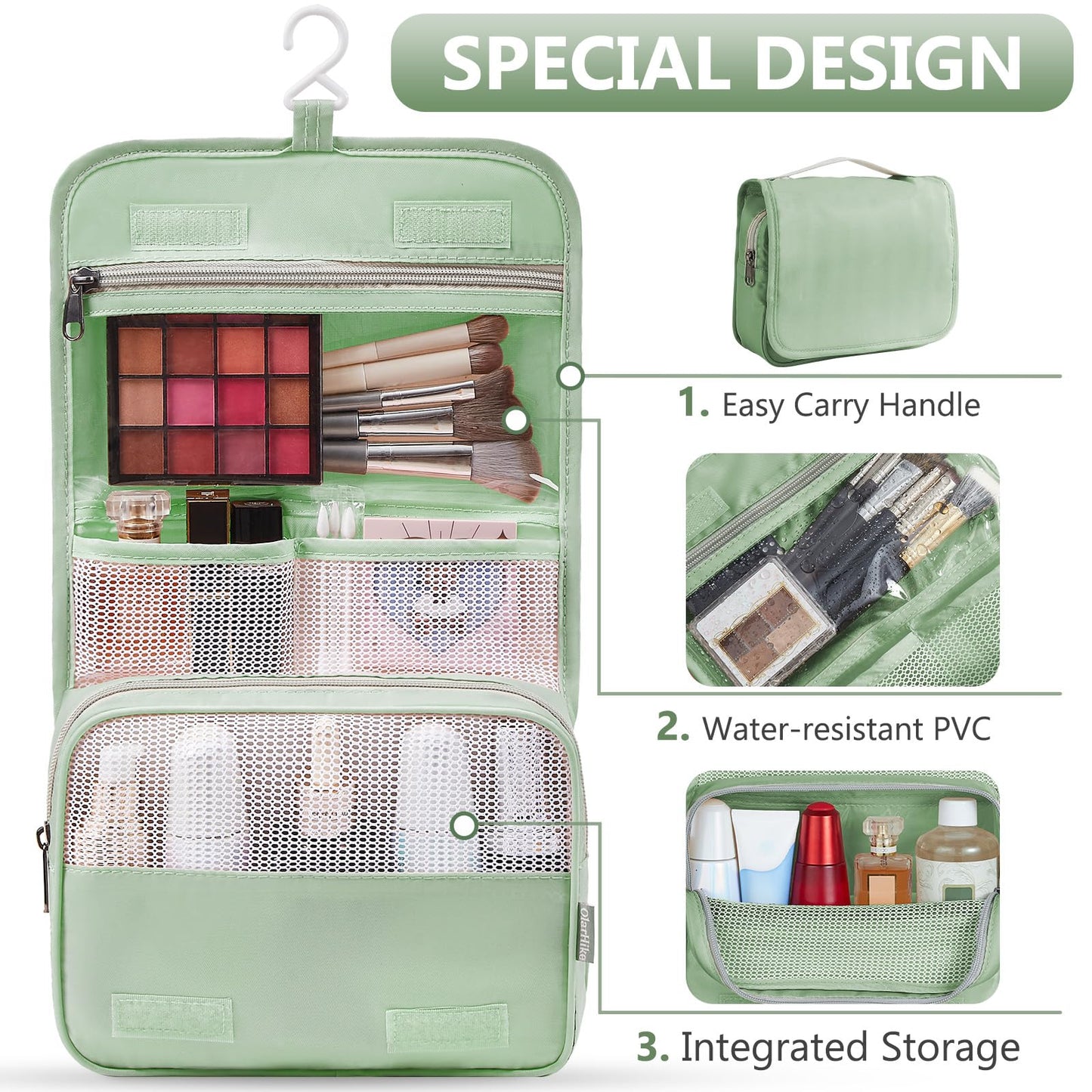 OlarHike Travel Cube Set - Cream Organizer & Gifts