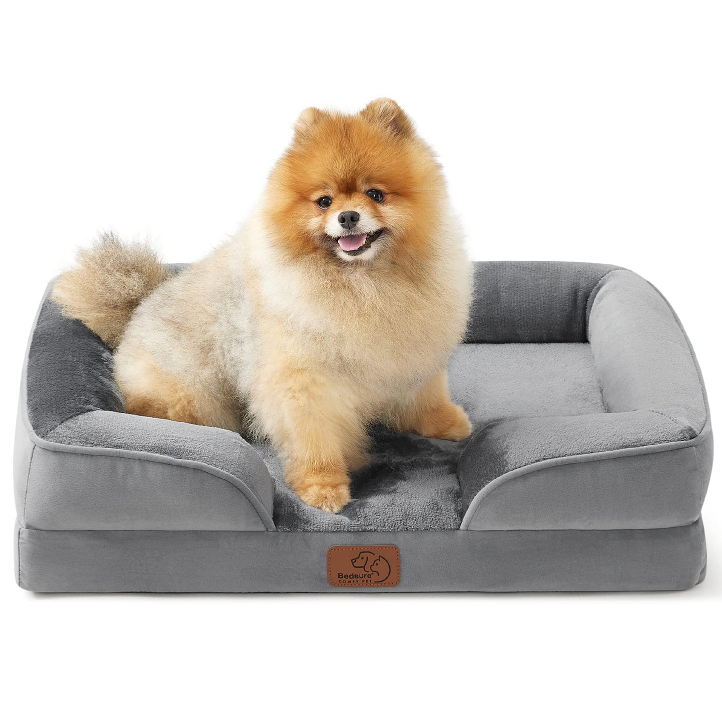 ComfyPaws Orthopedic Washable Dog Sofa - Large, Grey
