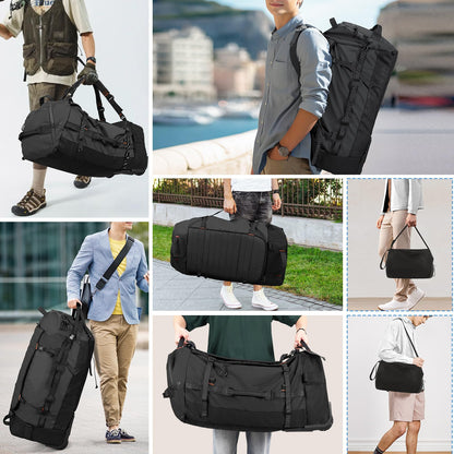 AquaRoll 29 Quilted Wheeled Duffle Backpack