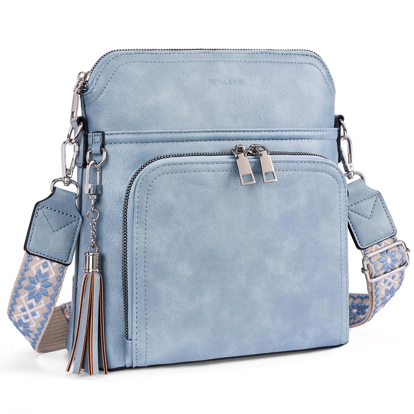 Tassel Charm Crossbody Bag for Women