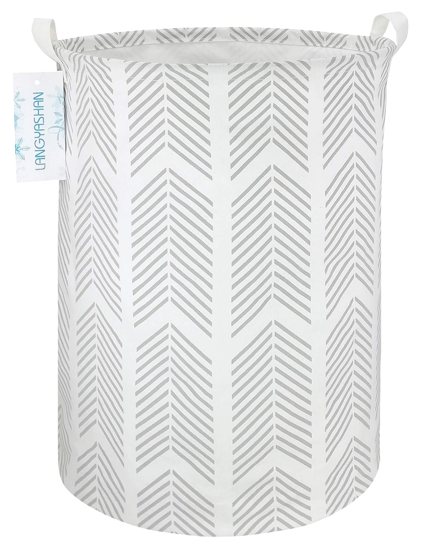 Collapsible Canvas Hamper by LANGYASHAN