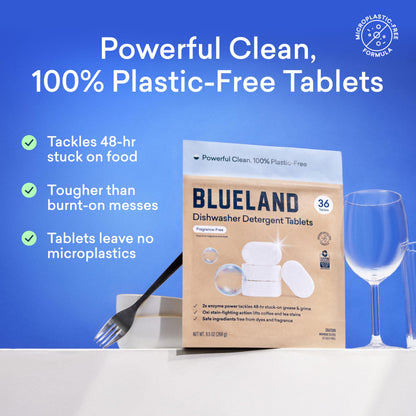 EcoClean Tabs: 60ct Plastic-Free Dishwasher Pods