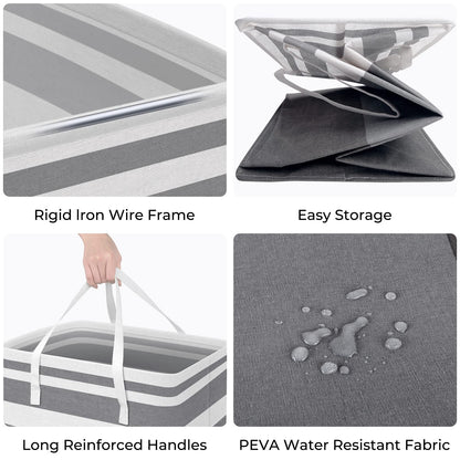 HomeHacks Duo Waterproof Laundry Baskets