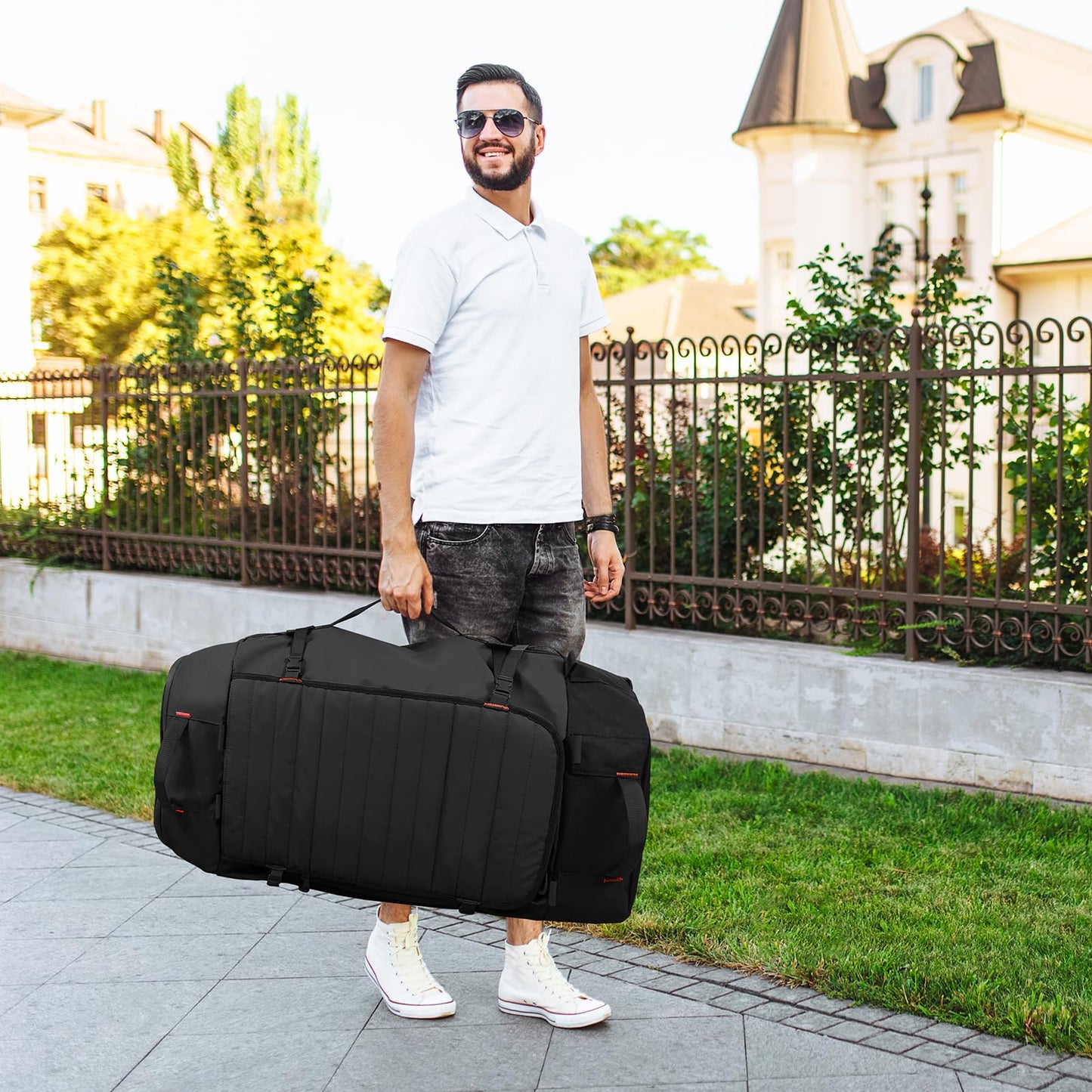 AquaRoll 29 Quilted Wheeled Duffle Backpack