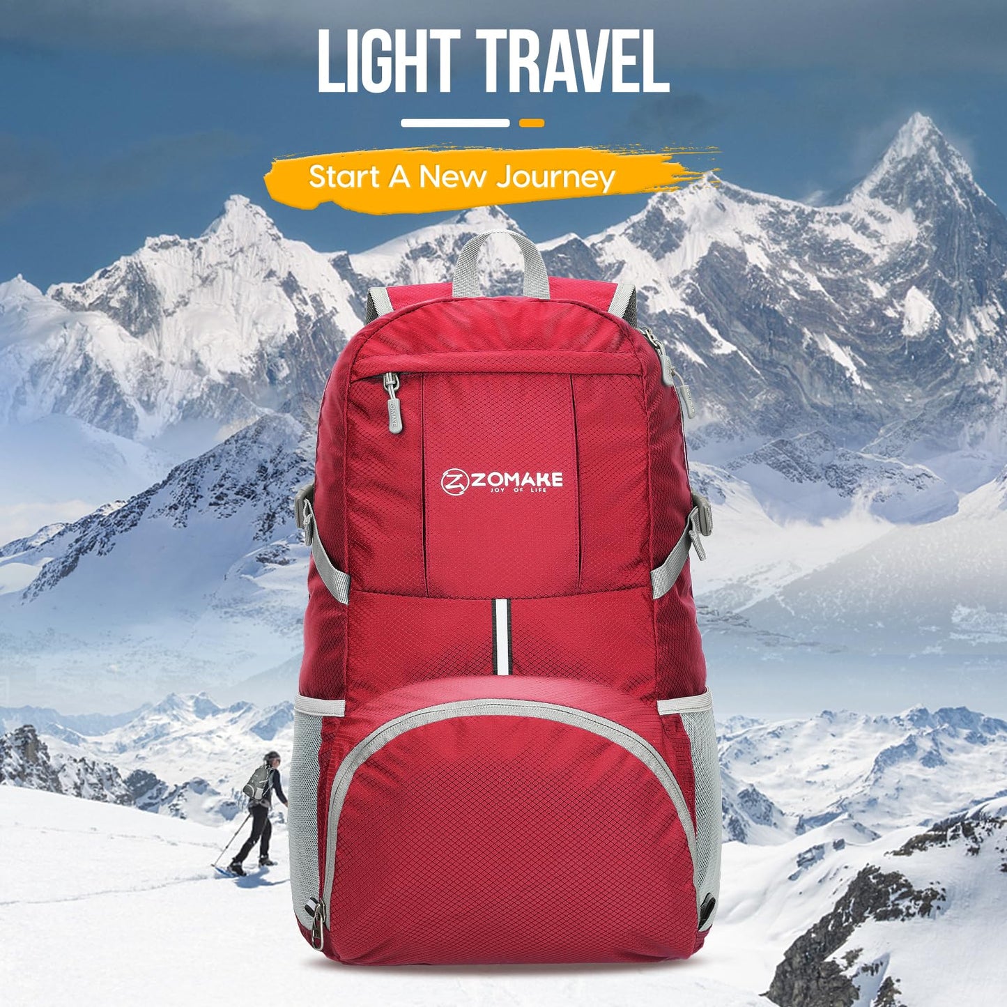 ZOMAKE 35L Compact Waterproof Hiking Backpack