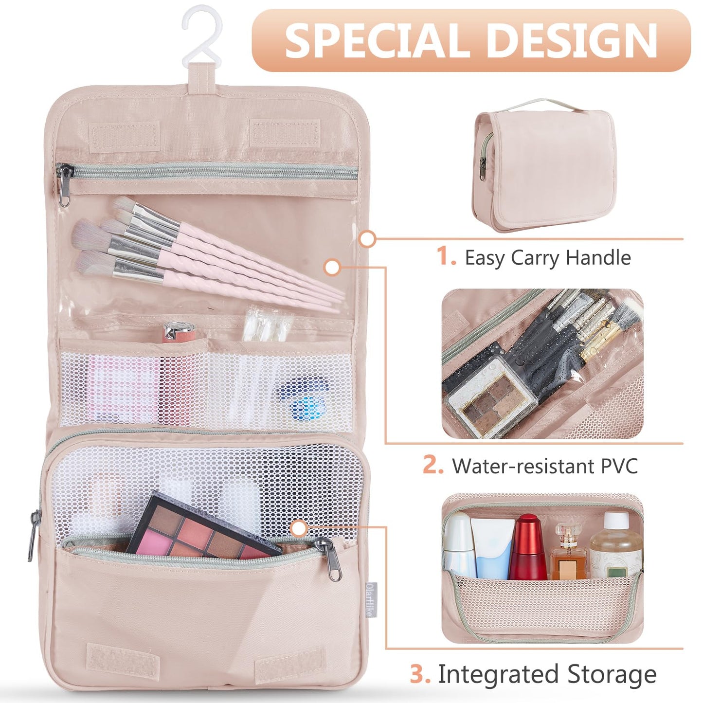 OlarHike Travel Cube Set - Cream Organizer & Gifts