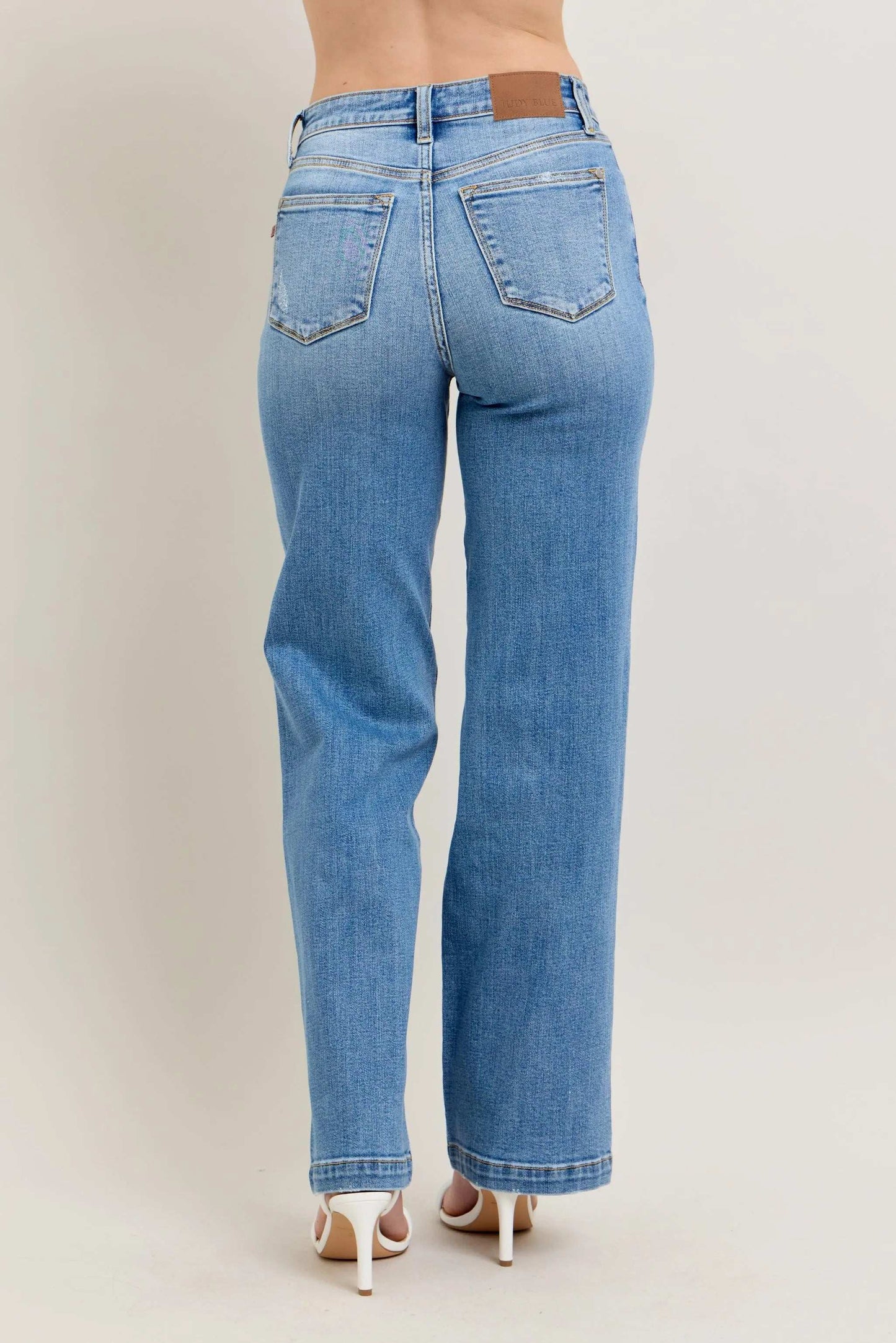Judy Blue Full Size High Waist Straight Jeans Plus Size - Premium Women / Jeans & Denim from Trendsi - Just $72.99! Shop now at Handbags Specialist Headquarter