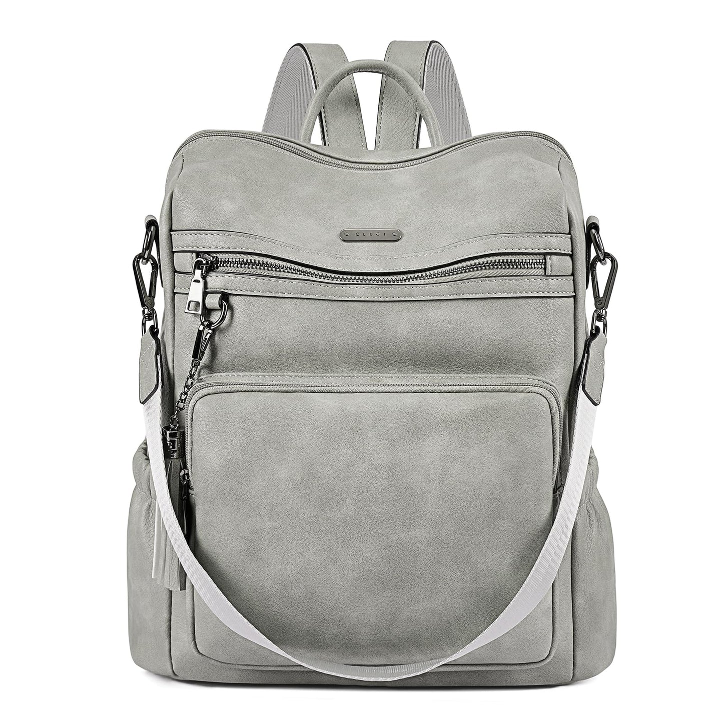 DUO-TONE Luxe Women's Leather Travel Backpack